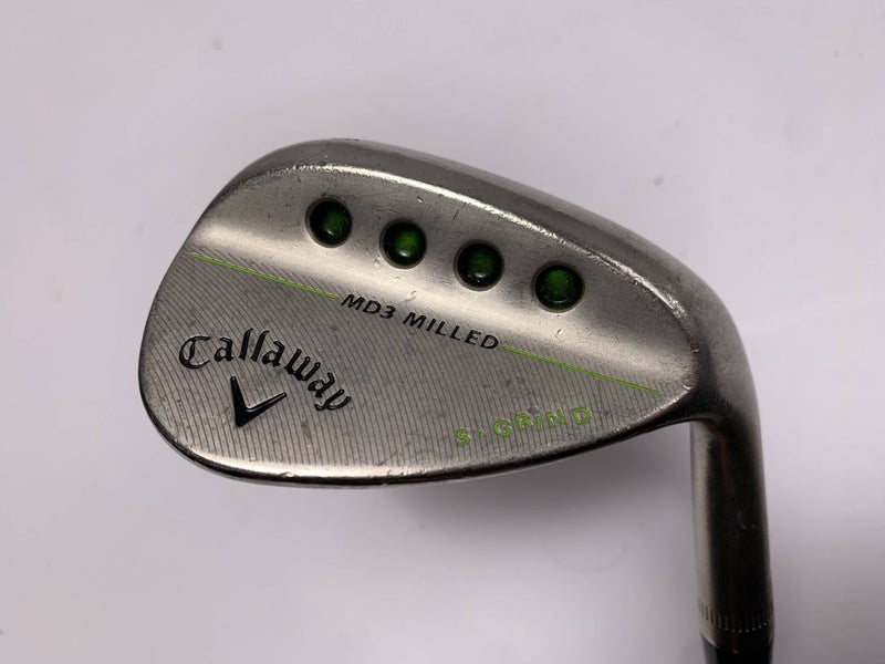 Callaway MD3 Milled Chrome S-Grind Wedge 56* 10 Bounce Dynamic Gold Wedge RH
