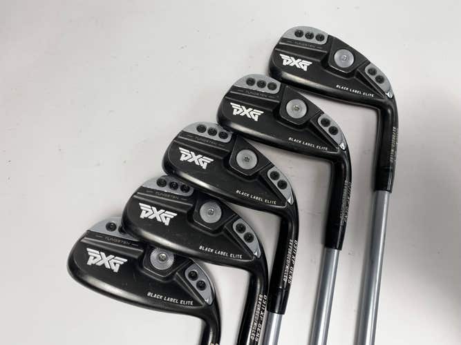 PXG 0311 XP GEN5 Xtreme Dark Iron Set 6-PW+AW KBS TGI 50 Senior RH-No 8 Iron