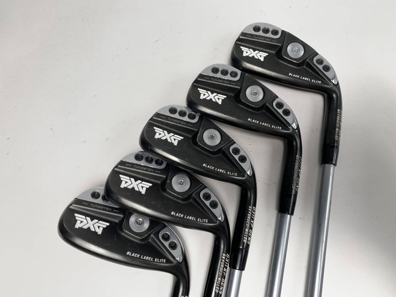 PXG 0311 XP GEN5 Xtreme Dark Iron Set 6-PW+AW KBS TGI 50 Senior RH-No 8 Iron