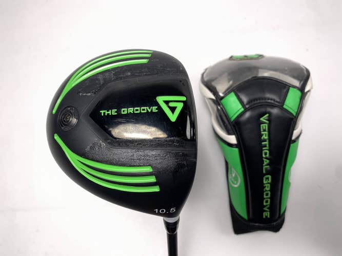 Vertical Groove Golf The Groove Driver 10.5* Aldila NV Green 55g Regular RH HC