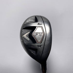 Callaway FT Hybrid 2008 4 Hybrid 24* Fujikura Fit On M Regular Graphite Mens RH
