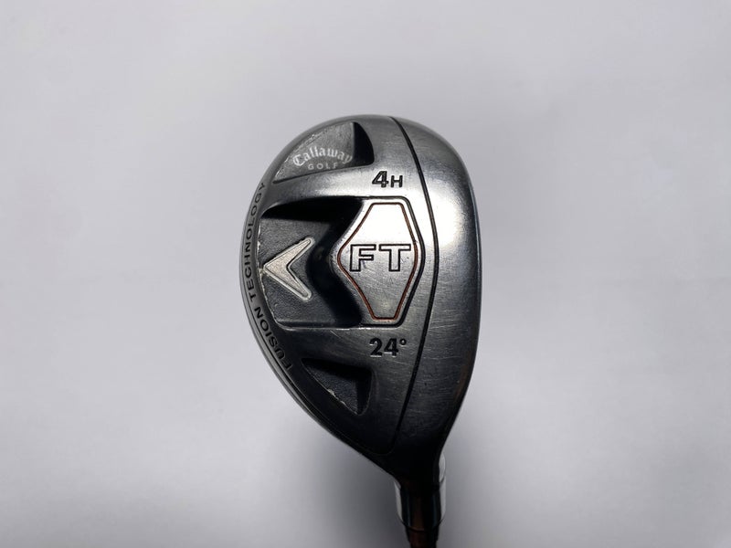 Callaway FT Hybrid 2008 4 Hybrid 24* Fujikura Fit On M Regular Graphite Mens RH