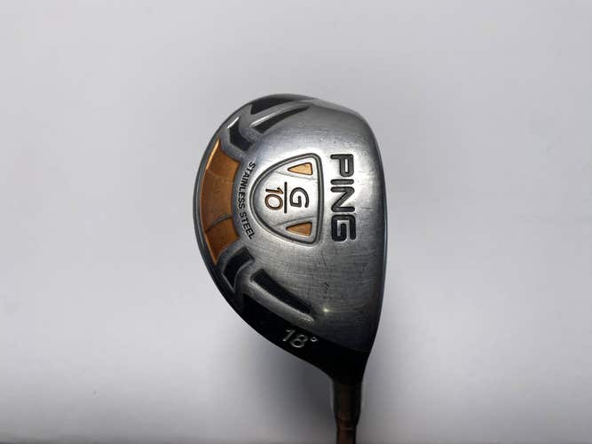 Ping G10 2 Hybrid 18* Grafalloy Pro Launch Red Stiff RH Midsize Grip