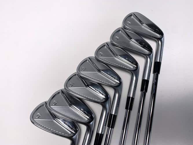 TaylorMade P7MC 2023 Iron Set 4-PW KBS Tour Stiff Steel Mens RH