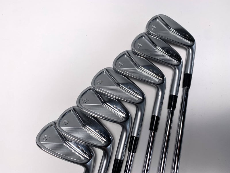 TaylorMade P7MC 2023 Iron Set 4-PW KBS Tour Stiff Steel Mens RH