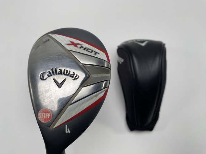 Callaway X Hot 19 4 Hybrid 22* 60g Stiff Graphite Mens LH HC