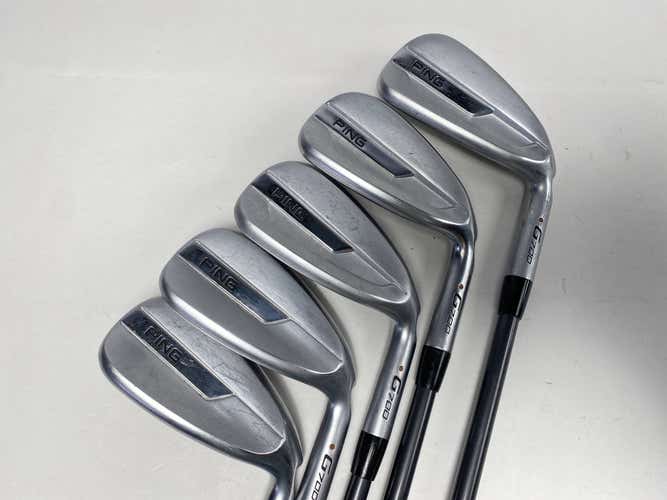 Ping G700 Iron Set 7-PW+GW Orange Dot 2* Flat TFC 80 i Senior Graphite Mens RH