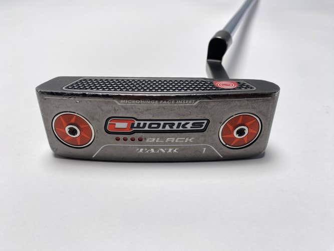 Odyssey O-Works Black 1 Tank CH Putter 35" SuperStroke Flatso 1.0 Mens RH