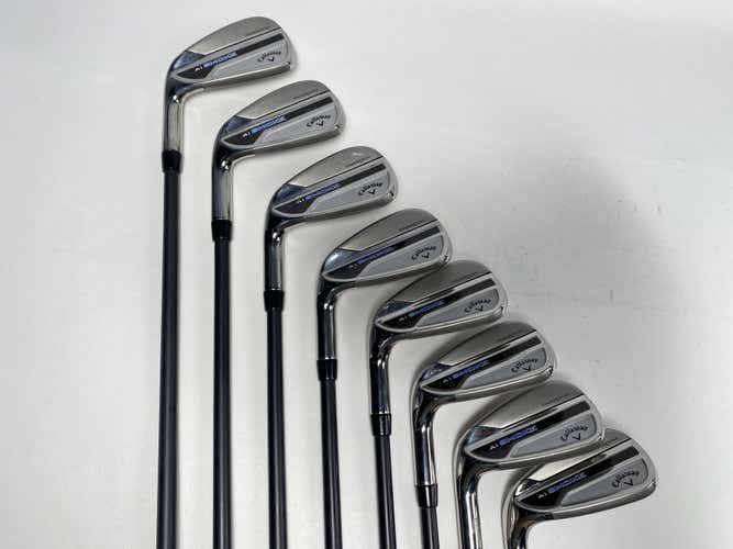 Callaway Paradym Ai Smoke Iron Set 6-PW+AW+GW+SW Cypher Sixty 5.5 Regular LH