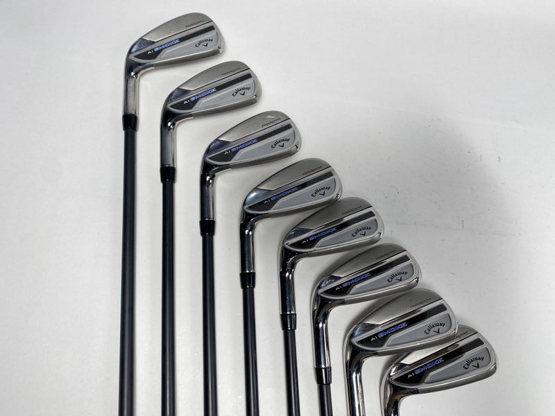 Callaway Paradym Ai Smoke Iron Set 6-PW+AW+GW+SW Cypher Sixty 5.5 Regular LH