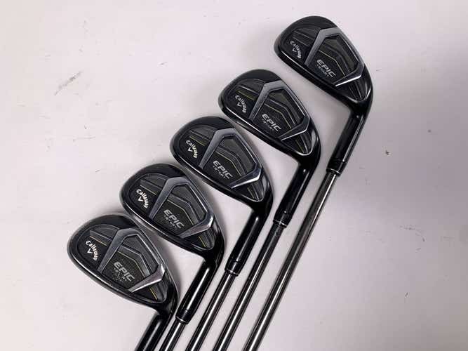 Callaway EPIC Star Iron Set 7-PW+GW Grand Bassara 55g Senior Graphite Mens RH