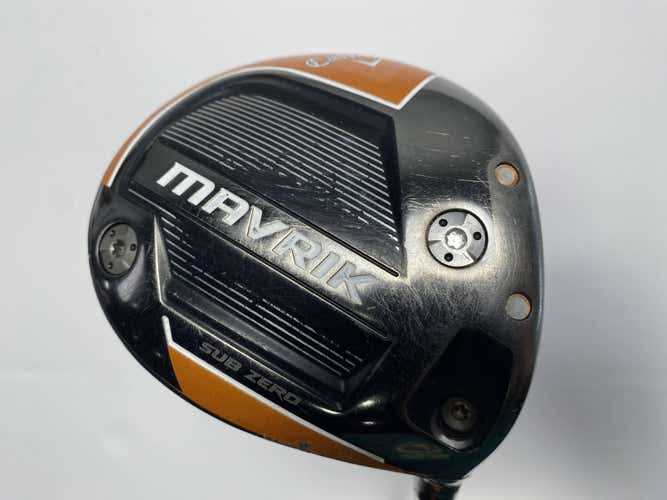 Callaway Mavrik Sub Zero Driver 9* Fujikura Pro 62 62g Stiff Graphite Mens RH