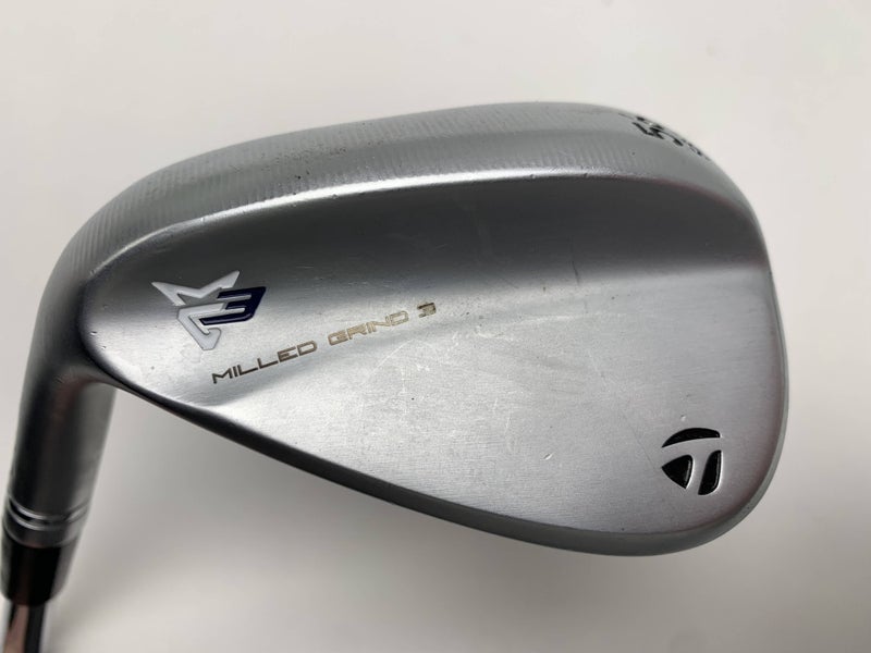 TaylorMade Milled Grind 3 Raw Chrome Wedge 56* 12 DG S200 Tour Issue Wedge LH