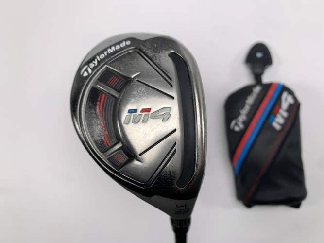 TaylorMade M4 4 Hybrid 22* Fujikura Atmos 6R Regular RH HC Midsize Grip