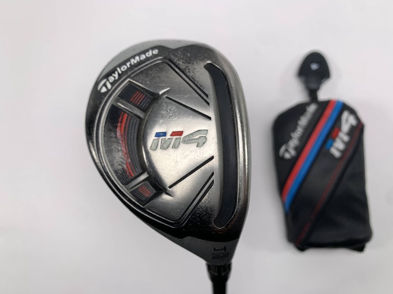 TaylorMade M4 4 Hybrid 22* Fujikura Atmos 6R Regular RH HC Midsize Grip