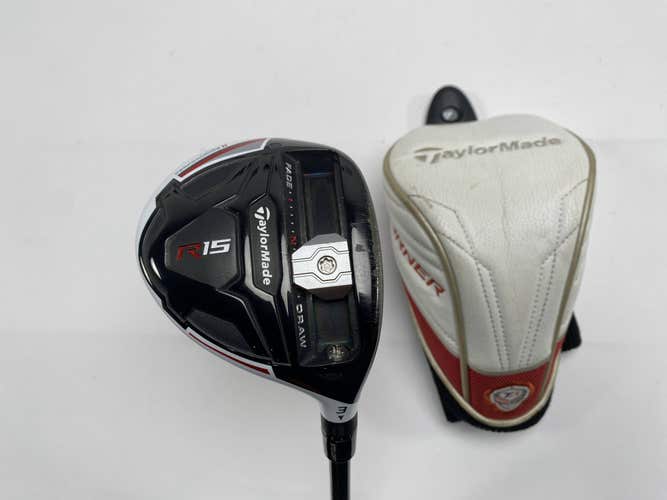 TaylorMade R15 3 Fairway Wood 15* Fujikura Speeder 67 Evolution Stiff RH HC