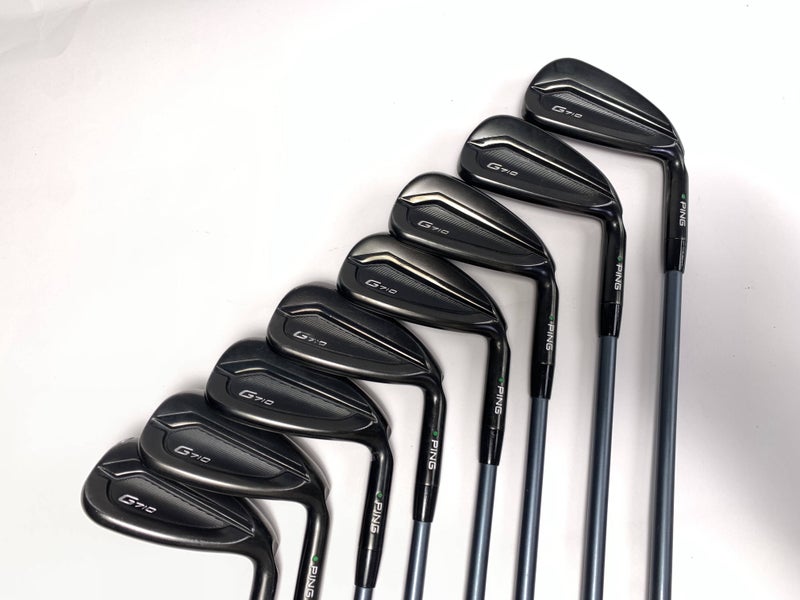 Ping G710 Iron Set 5-PW+GW+SW Green Dot 2* Up Alta CB AWT Soft Regular Senior RH