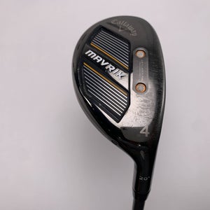 Callaway Mavrik 4 Hybrid 20* Project X Catalyst 5.5 65g Regular Graphite Mens RH