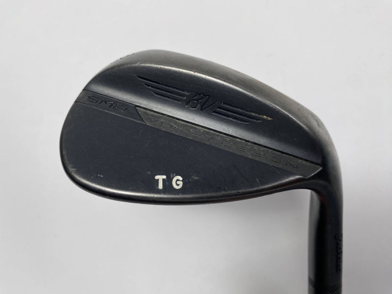 Titleist Vokey SM8 Jet Black Wedge 58* 12 Bounce Wedge Steel Mens RH