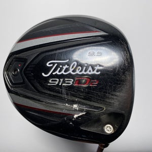 Titleist 913 D2 Driver 9.5* Mitsubishi Rayon Diamana S+62x5ct 62g Stiff RH
