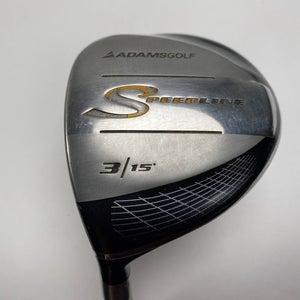 Adams Speedline 3 Fairway Wood 15* Speedline Supershaft 75g Stiff LH