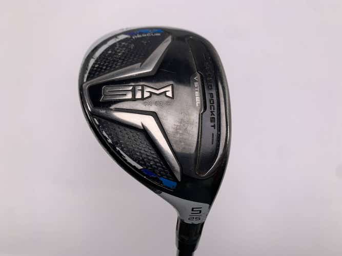 TaylorMade SIM MAX 5 Hybrid 25* Bassara 55 x5ct Senior Graphite Mens RH