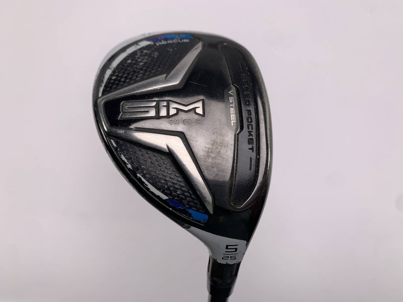TaylorMade SIM MAX 5 Hybrid 25* Bassara 55 x5ct Senior Graphite Mens RH