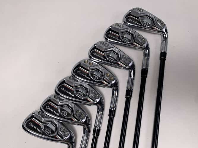 TaylorMade M CGB Iron Set 5-PW+AW Fujikura Atmos 5A Senior Graphite Mens RH