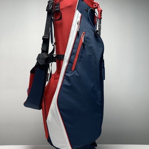 Callway HL Zero Stand Bag Red White Blue 4-Way Divide Dual Strap Golf Bag NEW