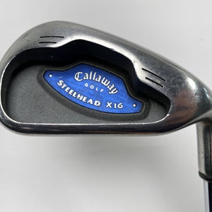 Callaway X-16 Single 6 Iron Steelhead X-16 Uniflex Steel Mens RH