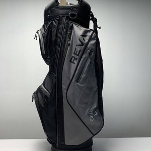 Callaway Reva Lite Cart Bag Gray Black 14-Way Divide Strap Women's Golf Bag