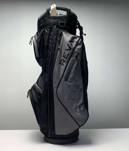 Callaway Reva Lite Cart Bag Gray Black 14-Way Divide Strap Women's Golf Bag