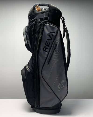 Callaway Reva Lite Cart Bag Gray Black 14-Way Divide Strap Women's Golf Bag
