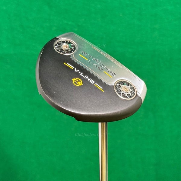 TOUR ISSUE Odyssey Stroke Lab V-Line CS White Hot X Face 34" Mallet Putter w/HC*