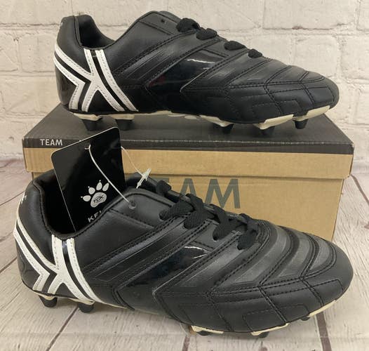 Kelme 55187 U1tra JR PU Youth Soccer Cleats Black White US 4.5