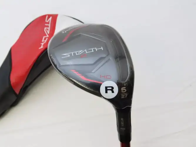 NEW MEN'S RH TAYLORMADE STEALTH 2 HD 27* #5 RESCUE HYBRID SPEEDER NX 50 REGULAR FLEX + HC