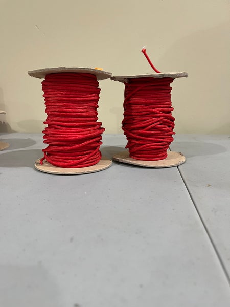 Red Nylon Lacrosse Spool