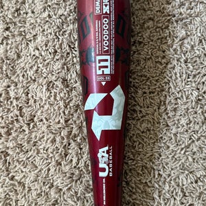 2023 DeMarini Voodoo One Alloy USABat Certified Bat (-11)  18 oz 29" (Used)