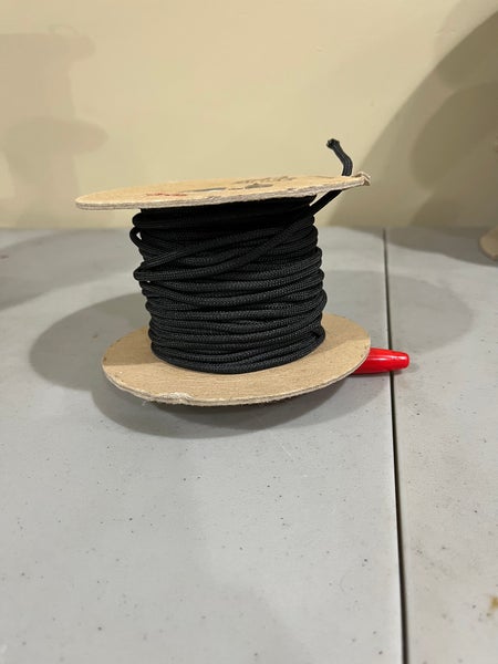 Black Nylon Lacrosse String