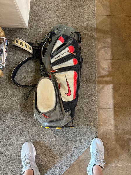 Nike SQ Sumo Tour Golf Stand Bag – Gray/Red/Black | SidelineSwap