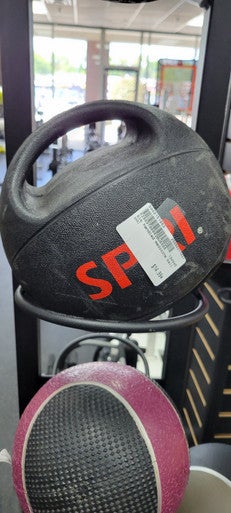 Used SPRI 16 lb handle medicine ball 11497-S000151053