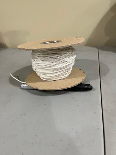 White Crosslace Lacrosse String