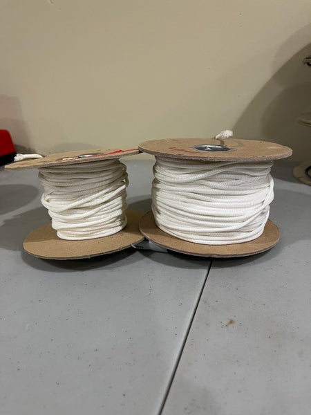 White Lacrosse Nylon Strings