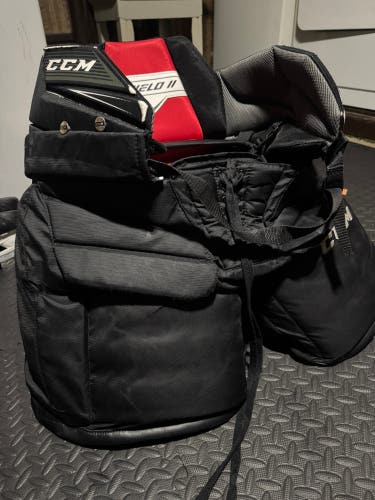 Senior Large CCM Extreme Flex II Shield Hockey Goalie Pants Pro Stock (Used)