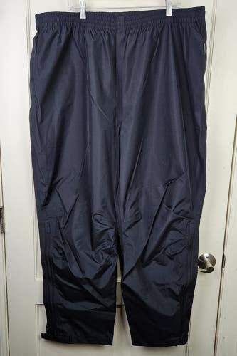Cabelas GORE-TEX Paclite Shell Rain Pants Black Lightweight Waterproof Size: 3XL