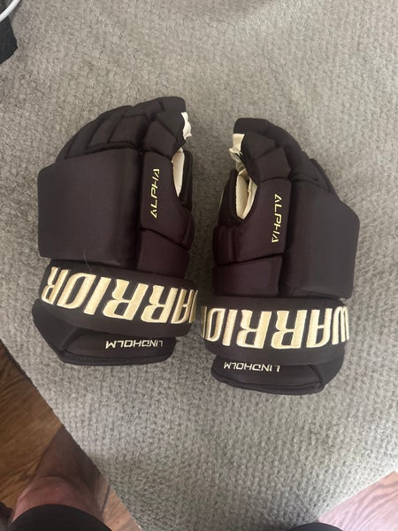 Boston Bruins Warrior Alpha Pro Gloves 14" Pro Stock (New)