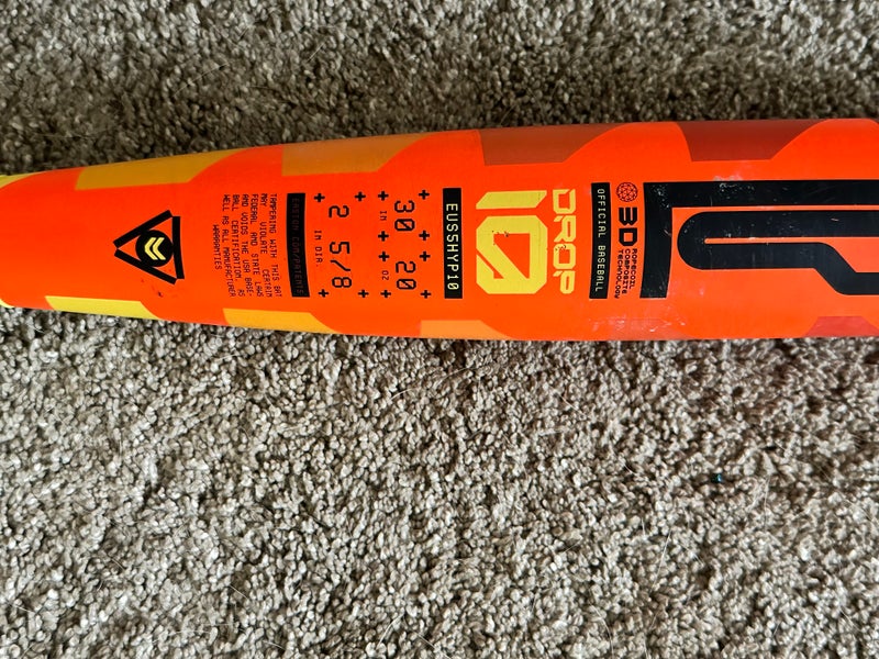 Easton Hype Fire Composite USABat Certified Bat (-10) 20 oz 30" (Used)