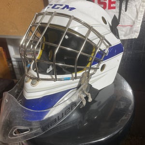 Junior 2021 CCM Axis 1.5 Goalie Mask (Used)