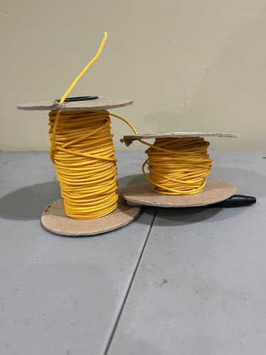 Yellow/Gold Lacrosse Crosslace