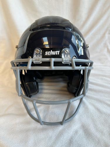Schutt F7 LX1 Navy Football Helmet without Chin Strap - Youth Medium (Used)